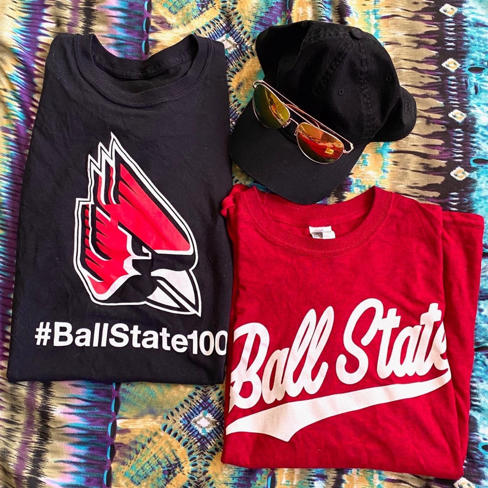 TWO Ball State University T-Shirts!! #Cardinals